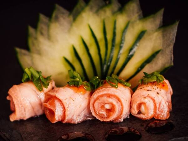 Flambadinho de Salmão